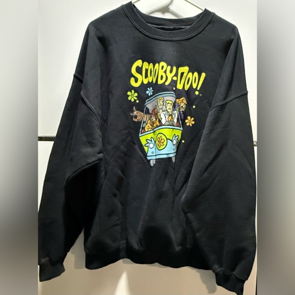 🛷Scooby Doo! Mystery Machine Black Crewneck Sweatshirt